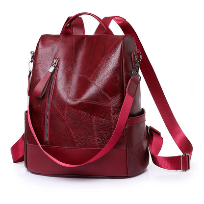 Backpack en cuir pour femmes