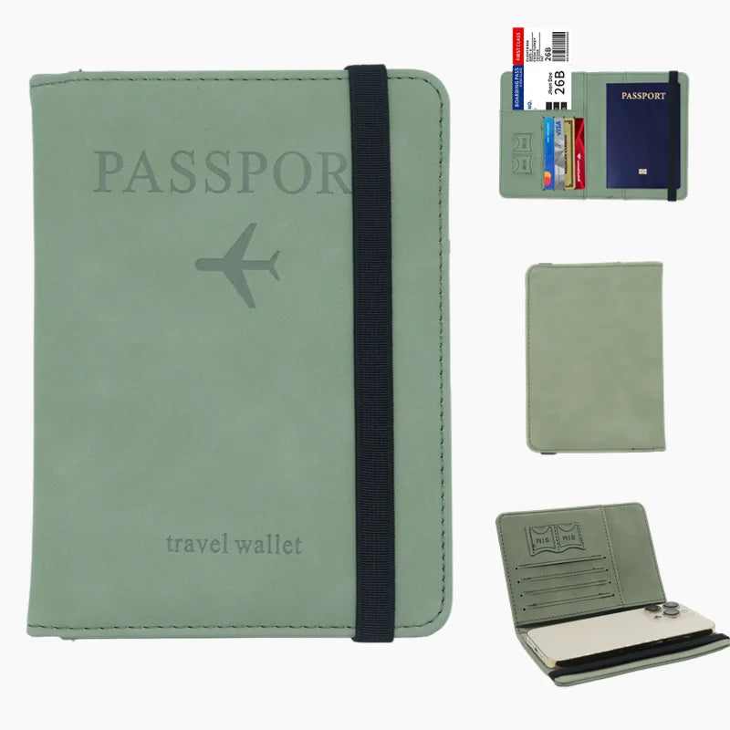 Porte-passeport anti-magnétique slim