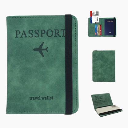 Porte-passeport anti-magnétique slim