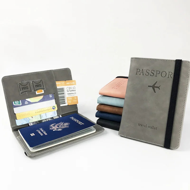 Porte-passeport anti-magnétique slim