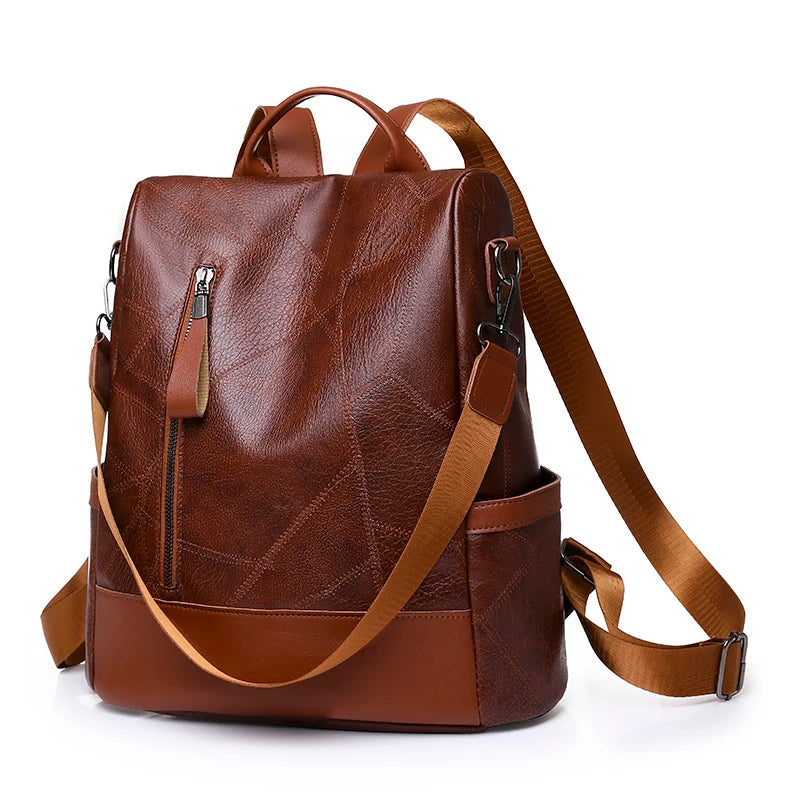 Backpack en cuir pour femmes