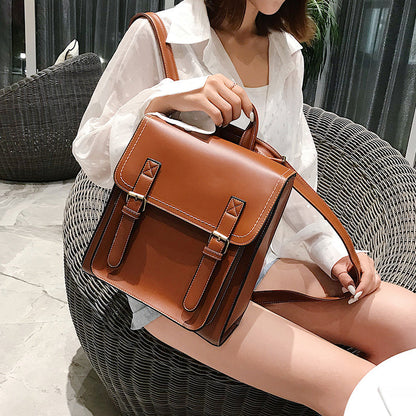 Sac de Voyage Vintage Femme en PU Marron