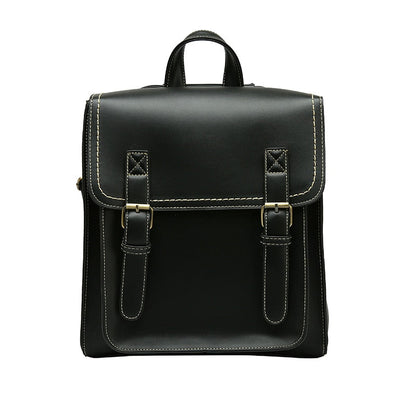 Sac de Voyage Vintage Femme en PU Marron Noir